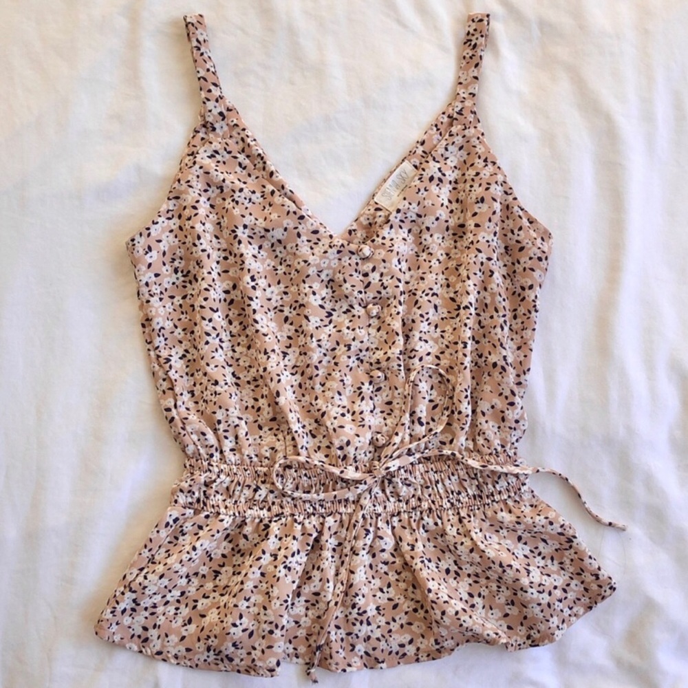 Sienna Sky Floral Cami Babydoll top